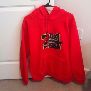 Dragon 24 Logo Men's Hoodie. Large. Red Brand New. No Tag.